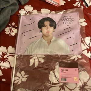 jungkook bts image flag from magic shop muster